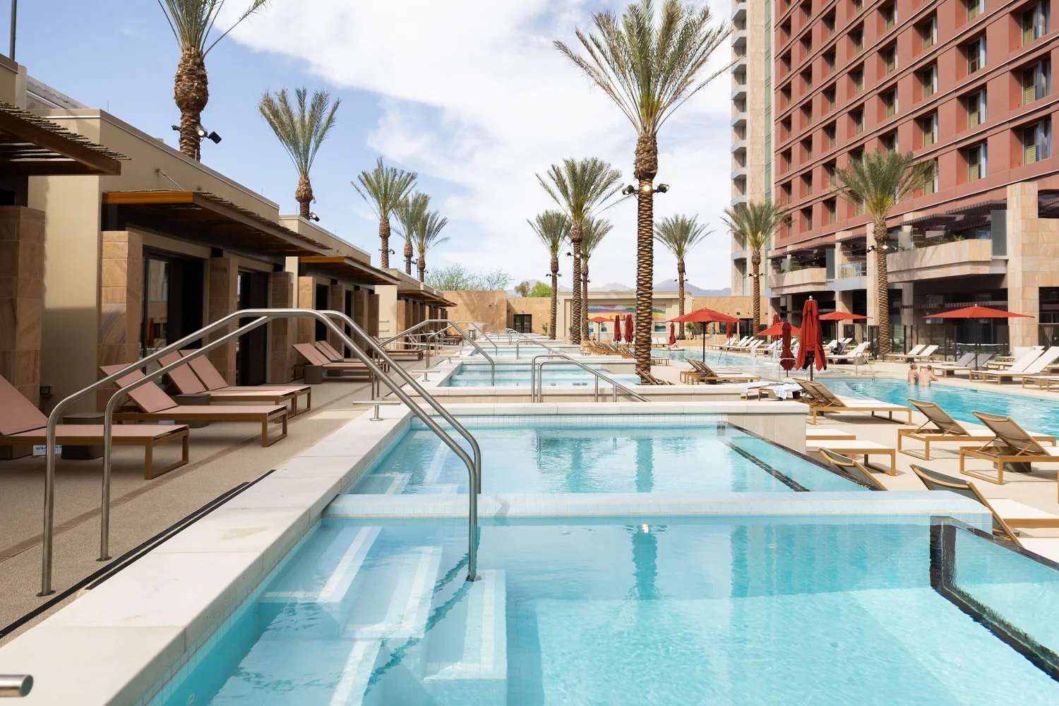 The Pool at Talking Stick Resort - palms