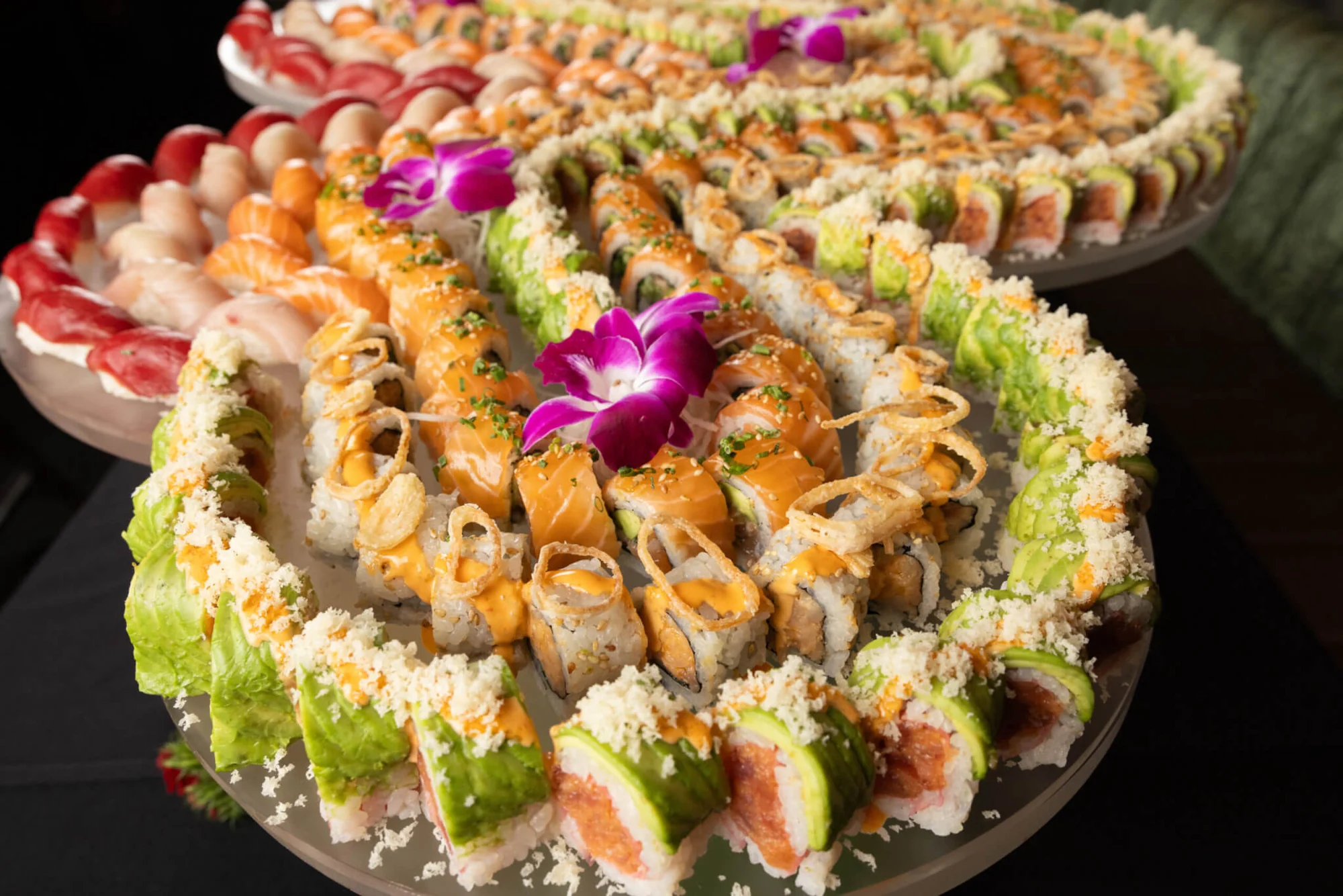 TAO Los Angeles - the sushi platters