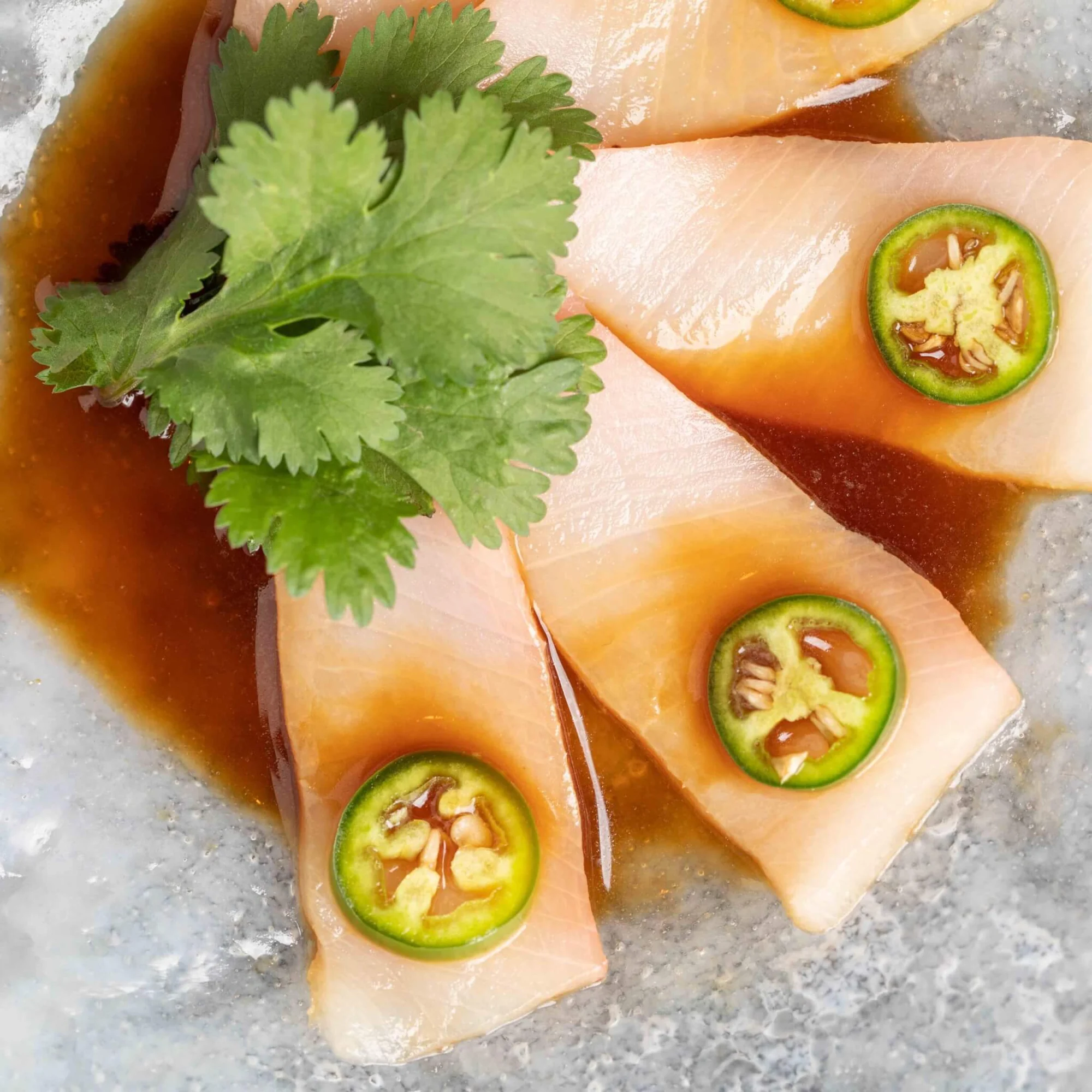TAO Los Angeles - yellowtail with jalapeno