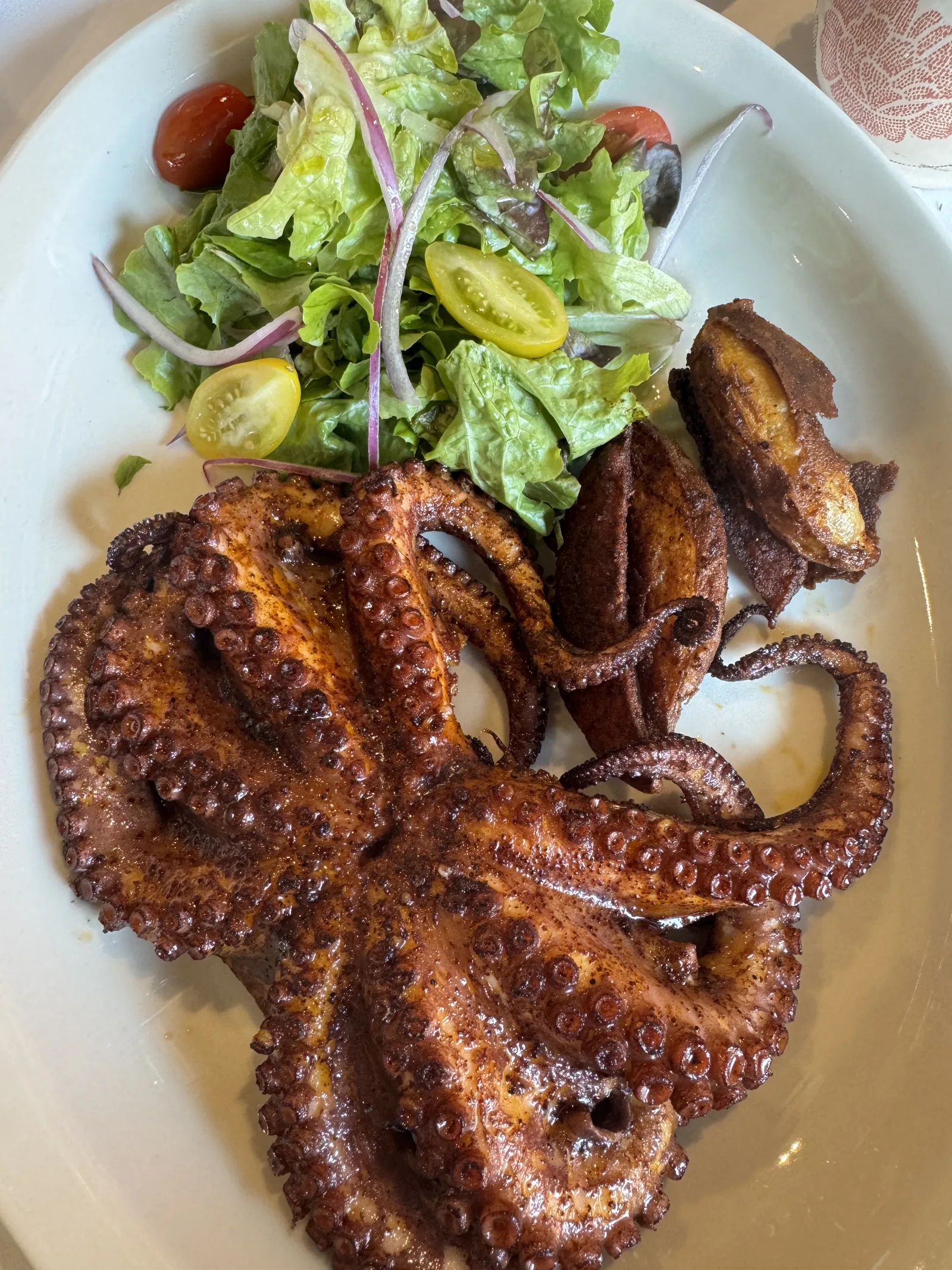 Testal - dish grilled octopus