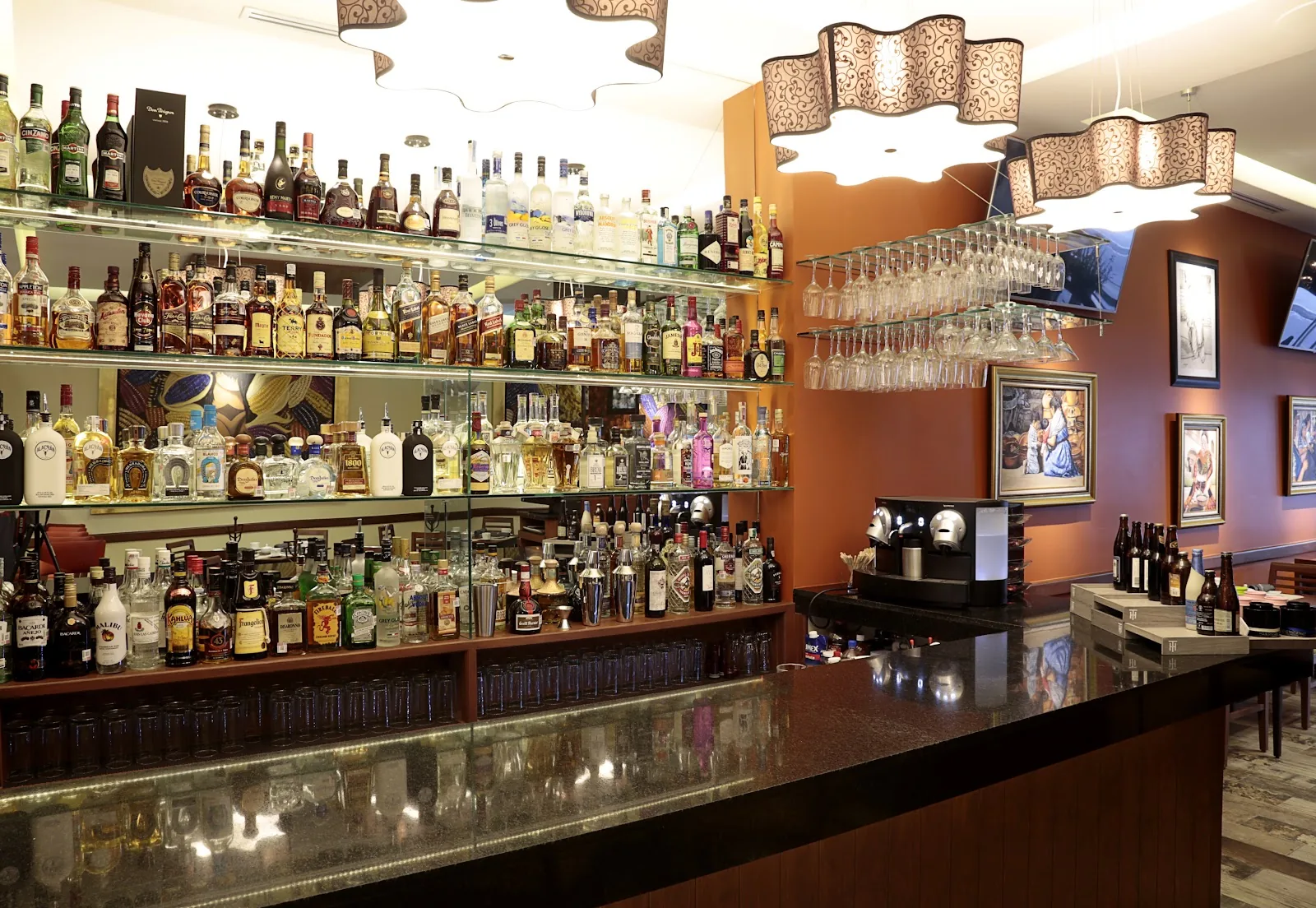 Testal - interior back bar agave spirits