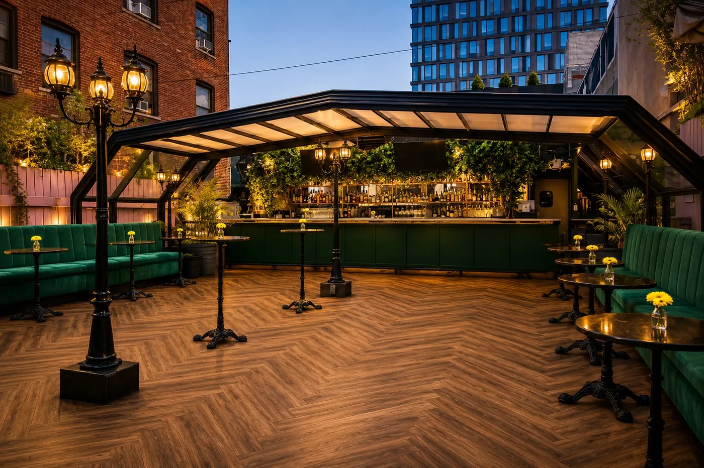 The Concord - rooftop skyline