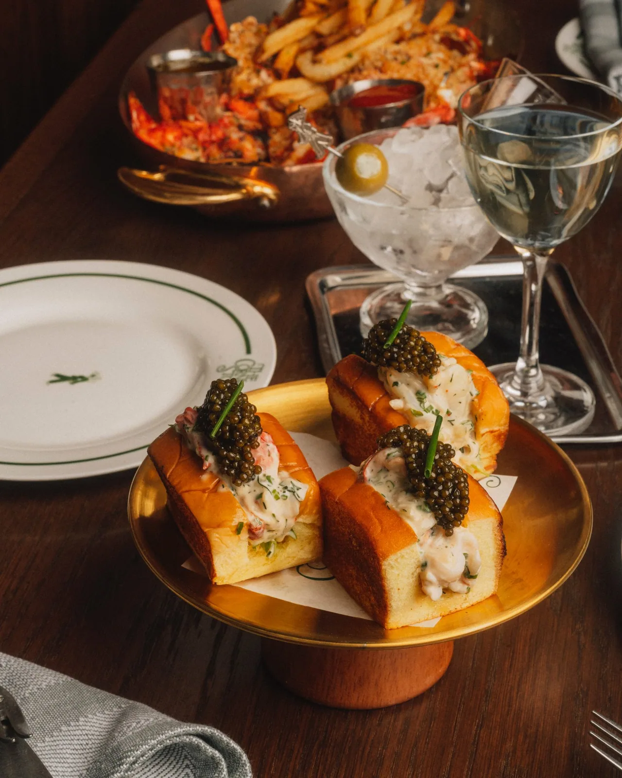 The Corner Store - lobster rolls with caviar