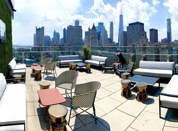 The Crown - rooftop terrace