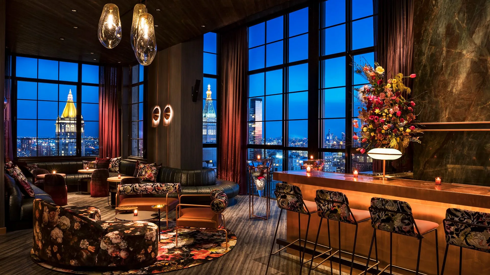 The Fleur Room - rooftop bar in New York