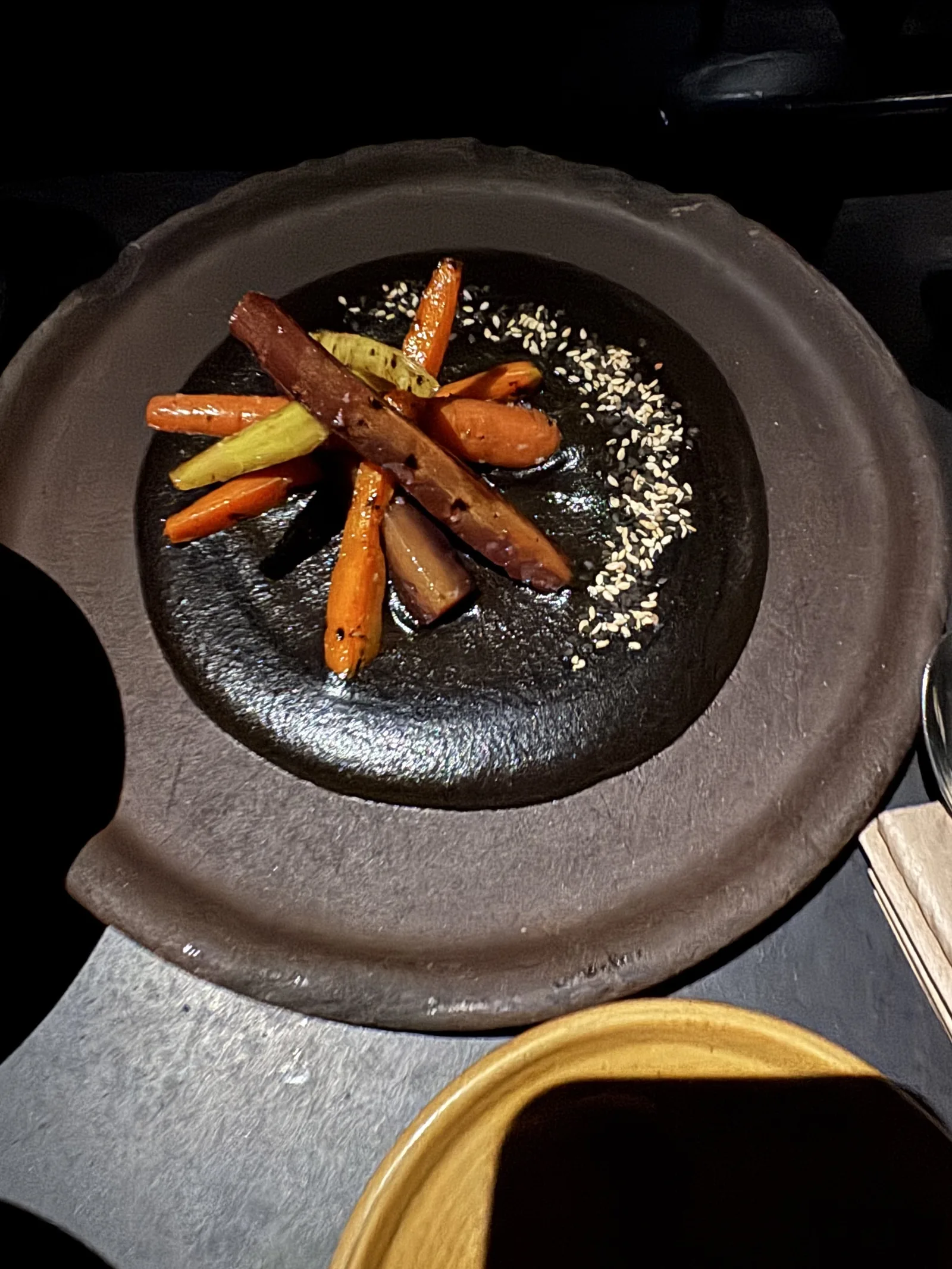 Ticuchi - dish roasted carrots