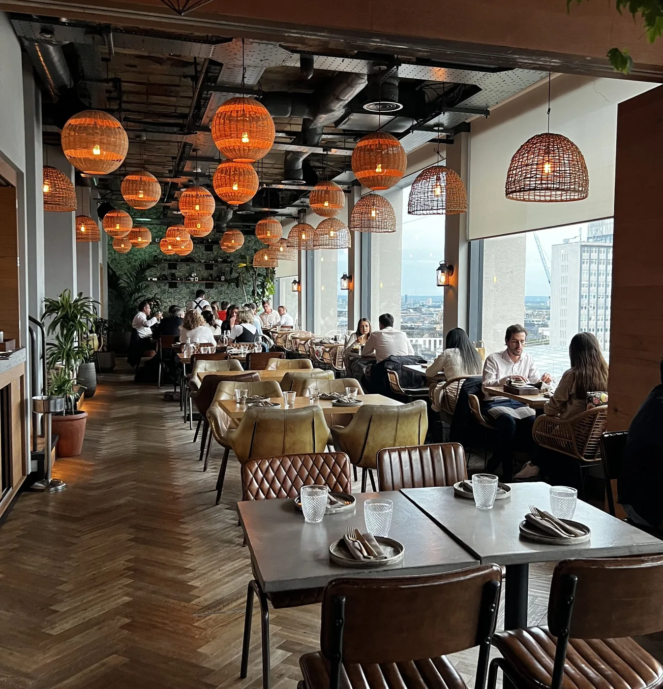 Madera at Treehouse London - rooftop skyline view