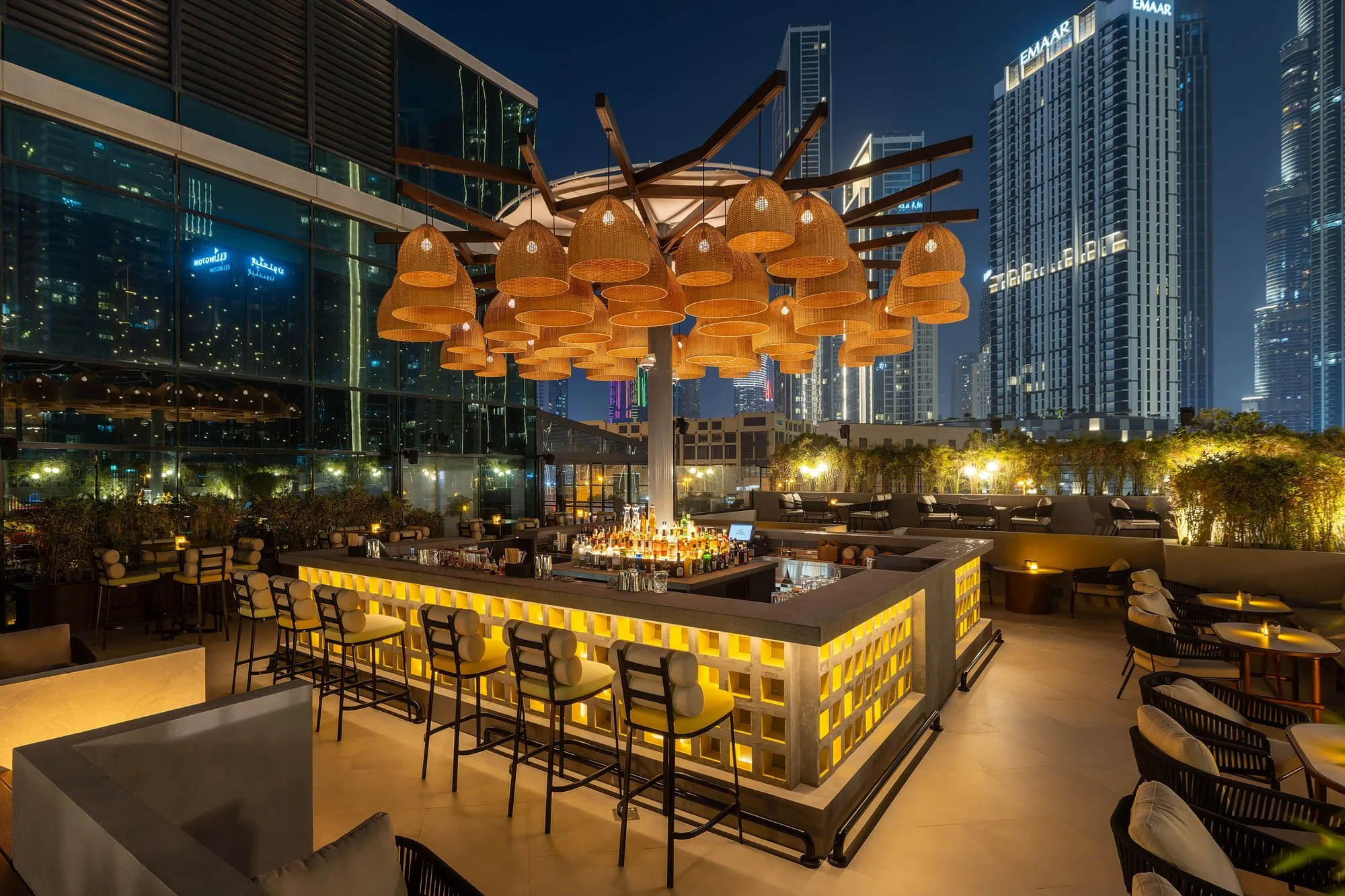Treehouse Dubai - rooftop bar
