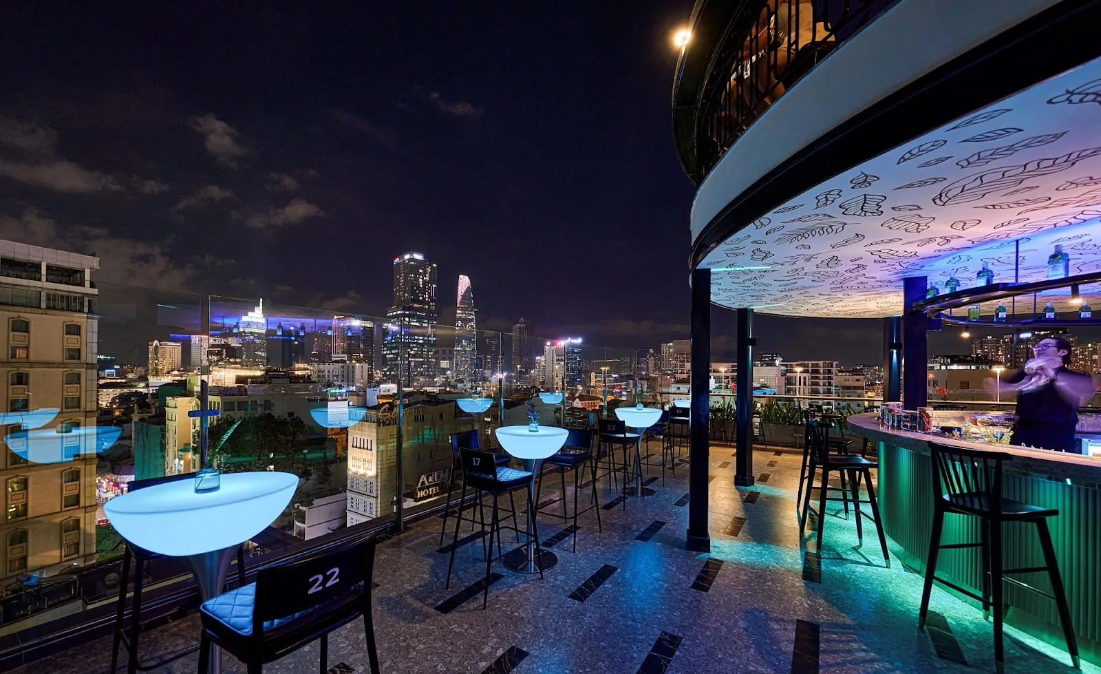 Twilight Sky Bar - rooftop bar in Saigon