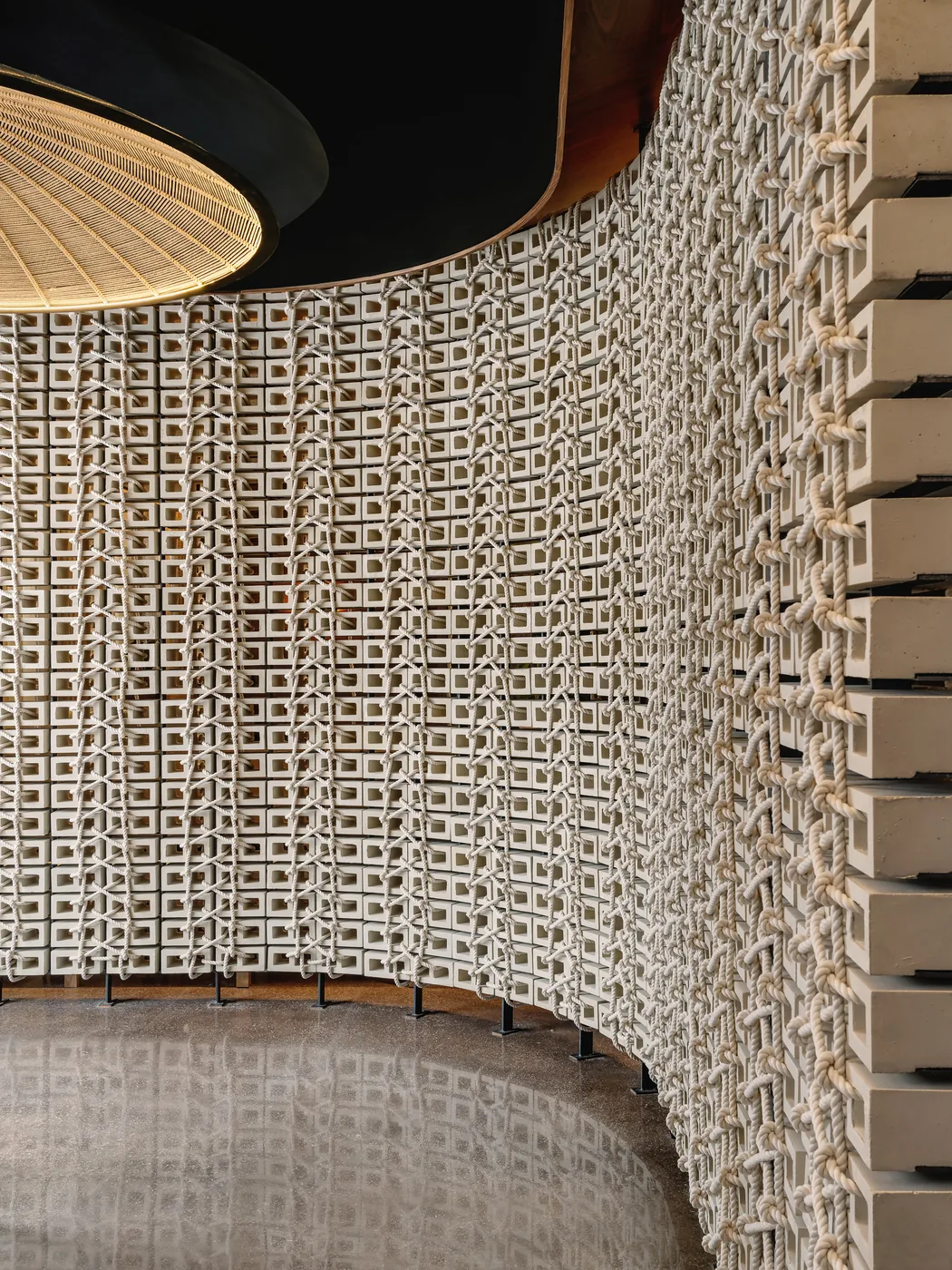 Uchi Miami - woven art wall