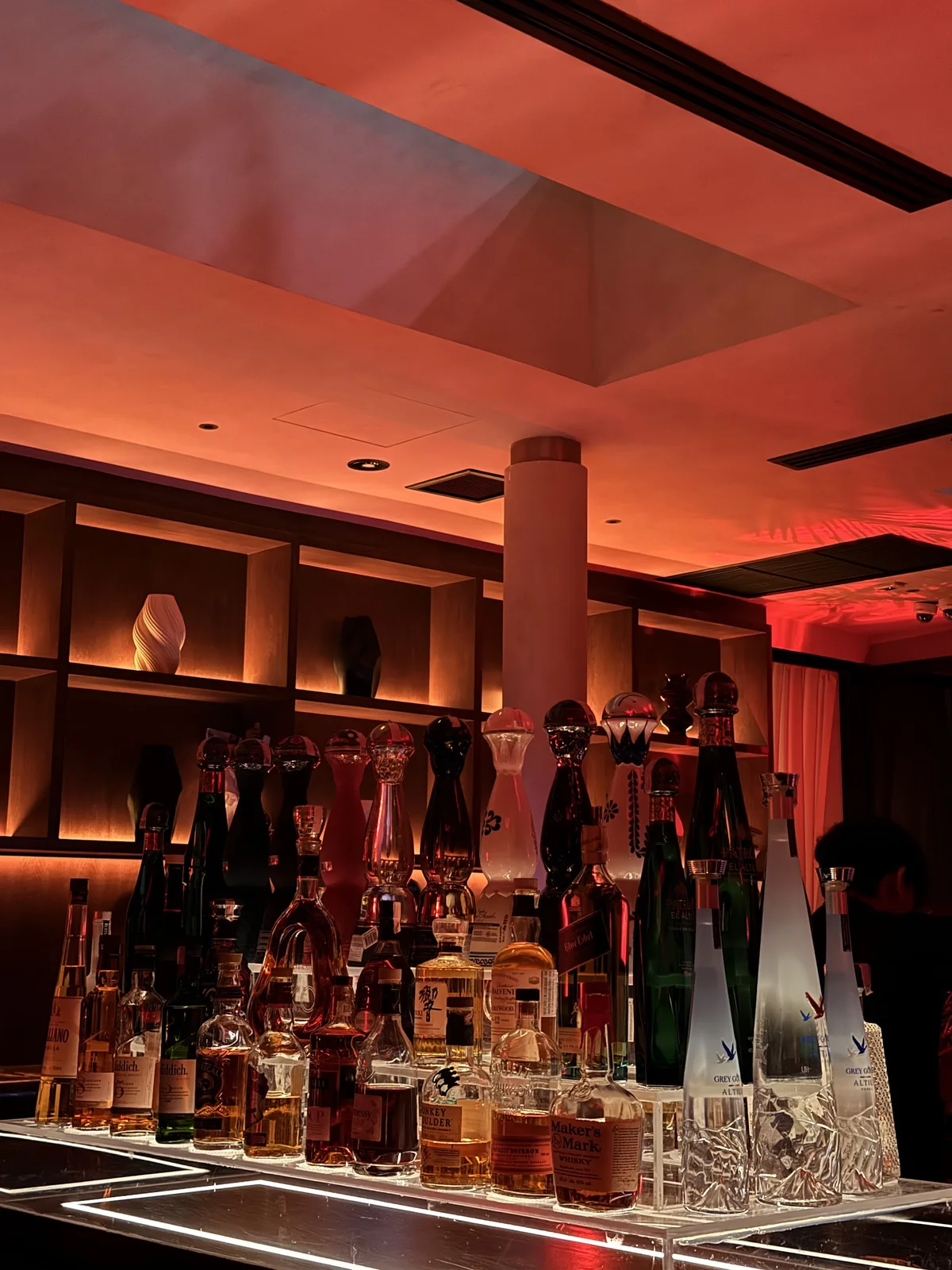 Upper House - the back bar