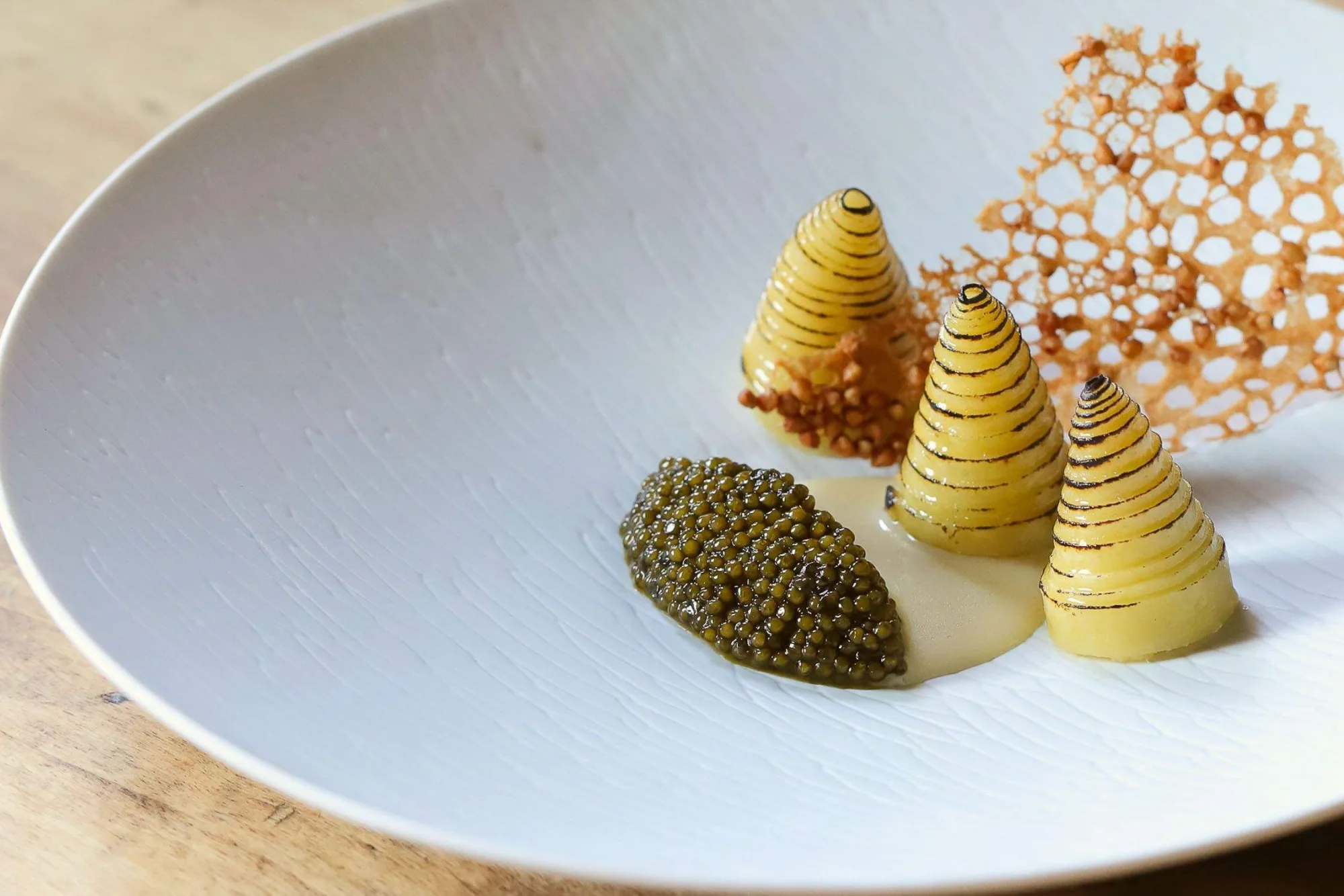 La Villa Archange - caviar plate