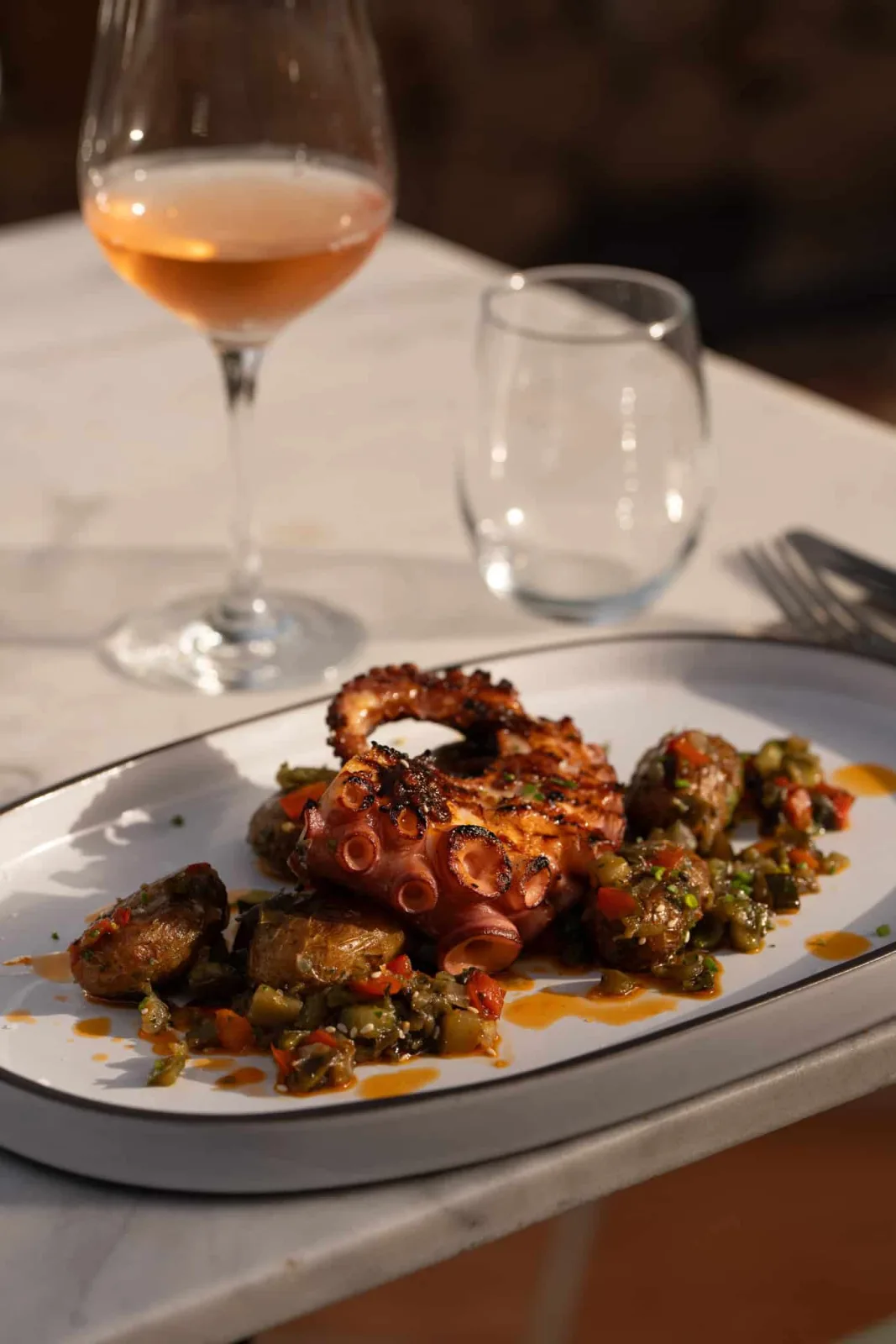 Villa Mercedes - grilled octopus pulpo