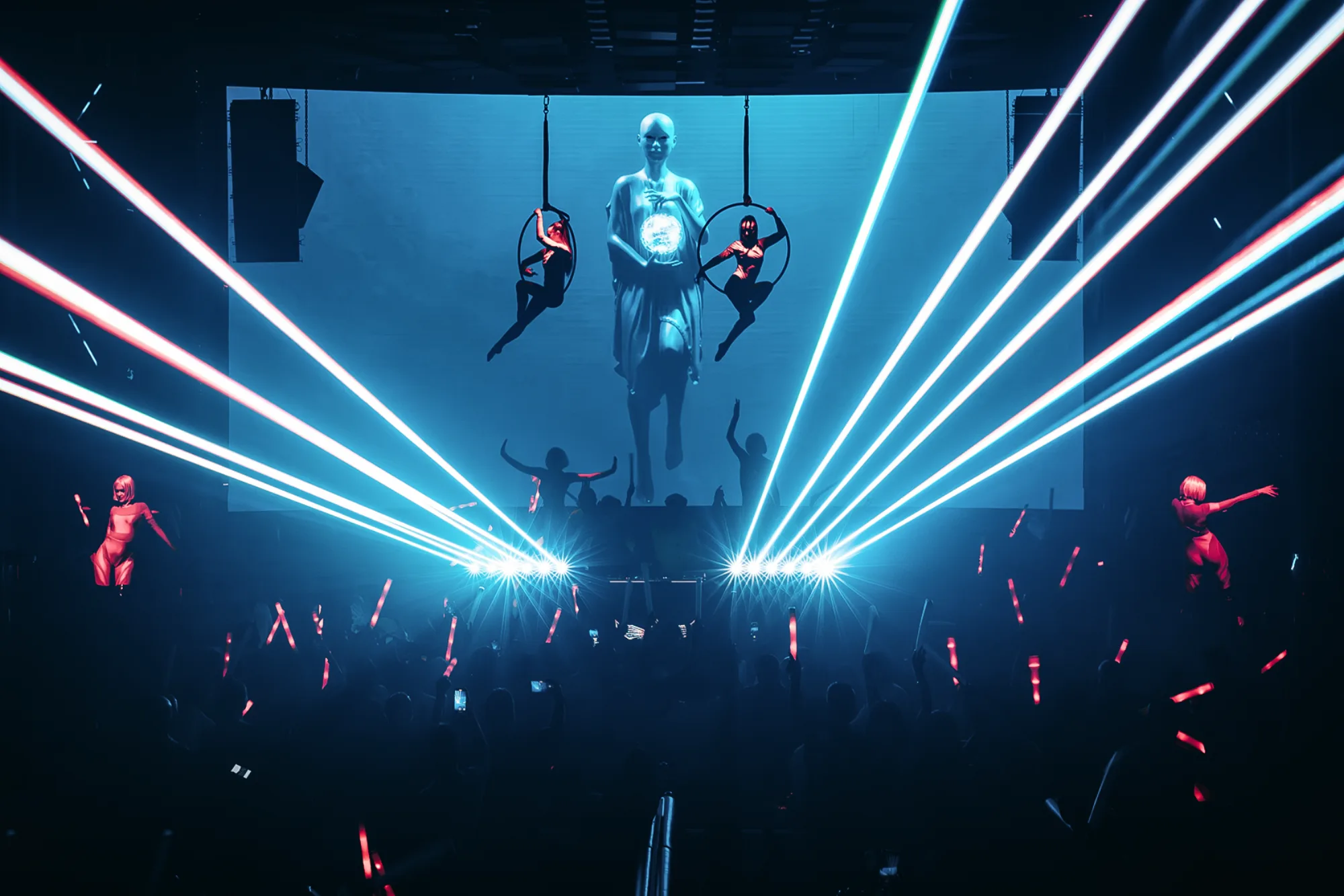 EPIK - aerial performer lasers