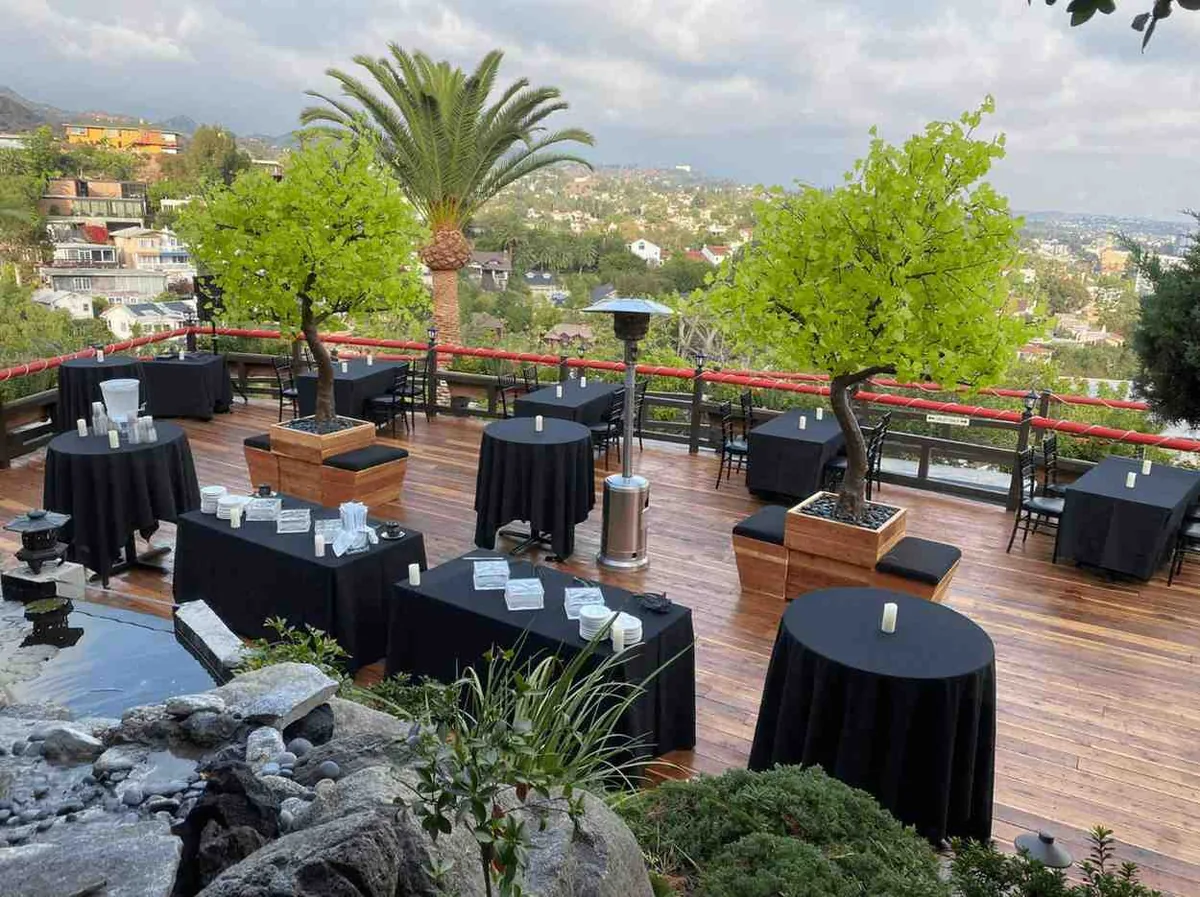 Yamashiro Hollywood - yamashiro sky deck panoramic views
