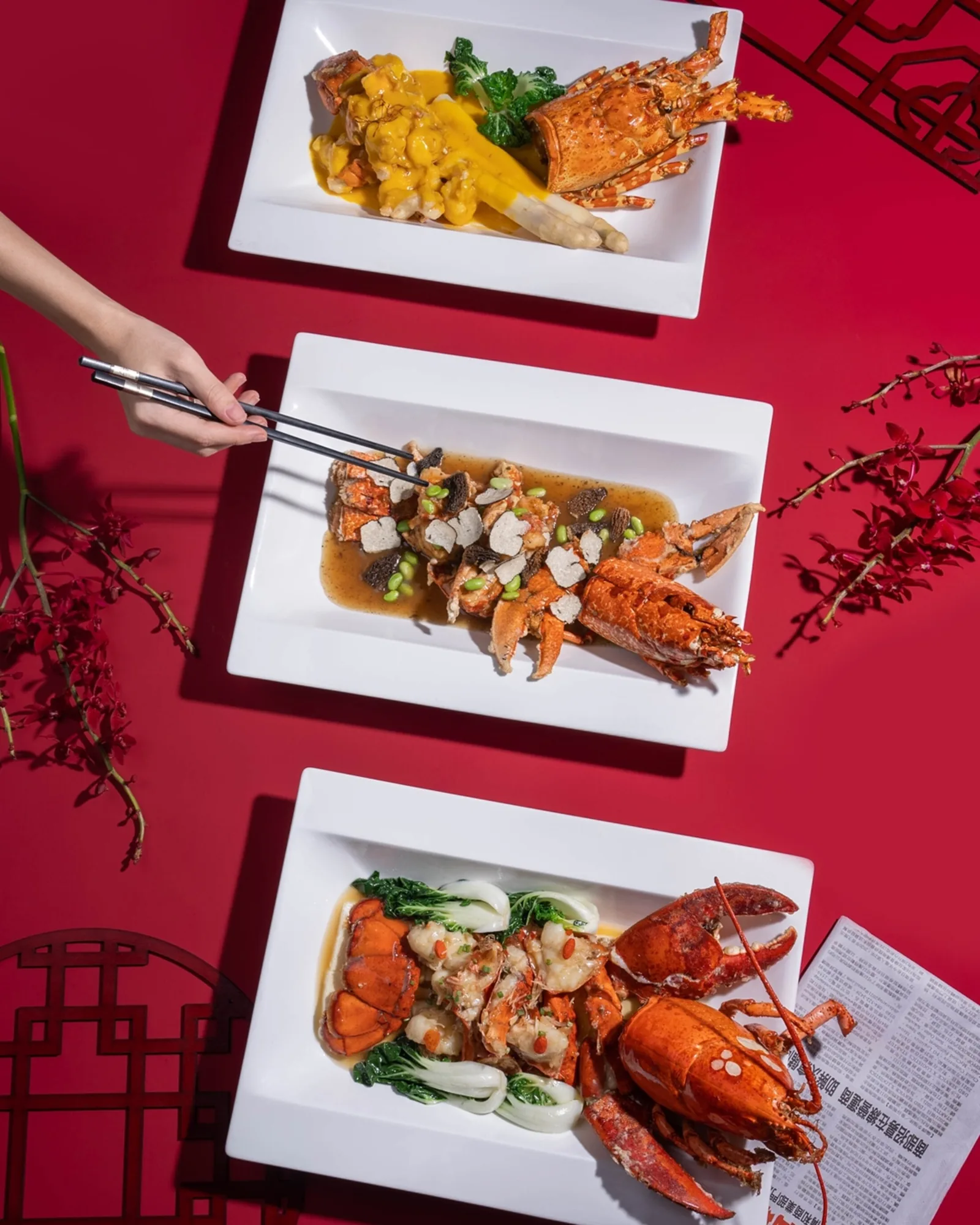 Yao Rooftop Bar - food lobster dishes