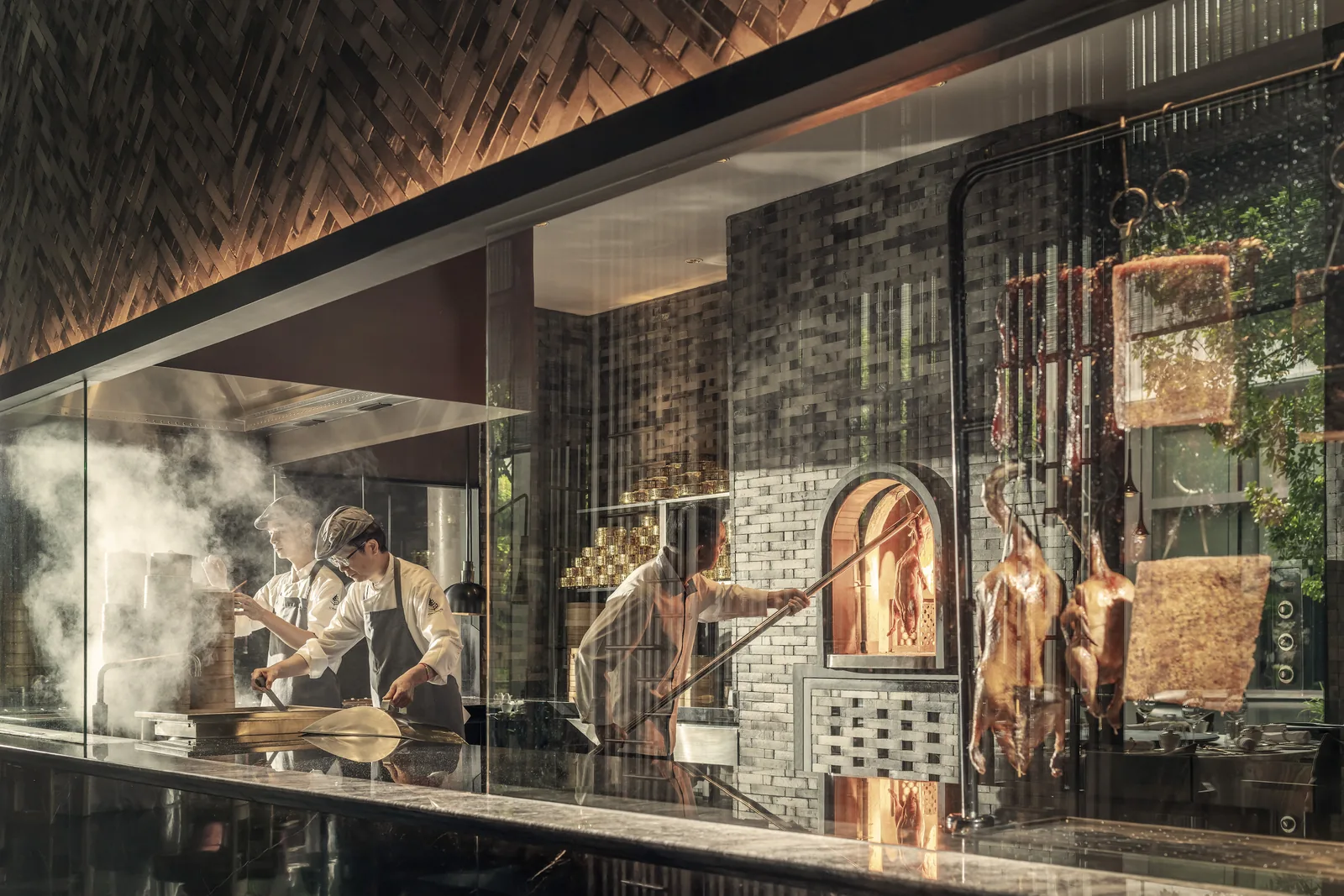 Yu Ting Yuan - show kitchen ambiance