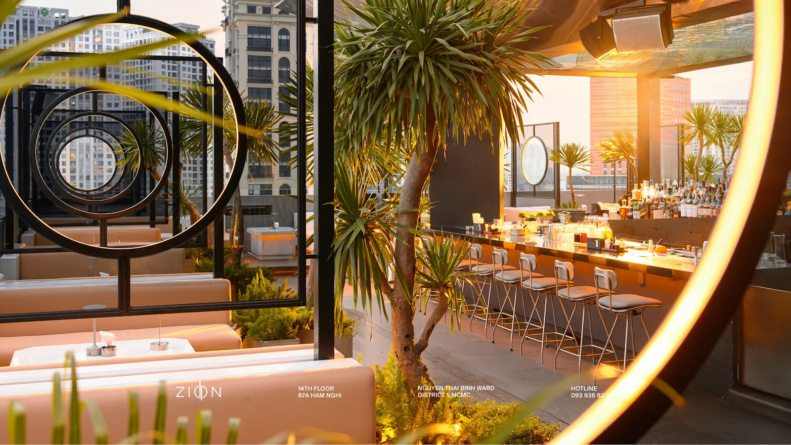 Zion Sky Lounge - rooftop bar in Saigon