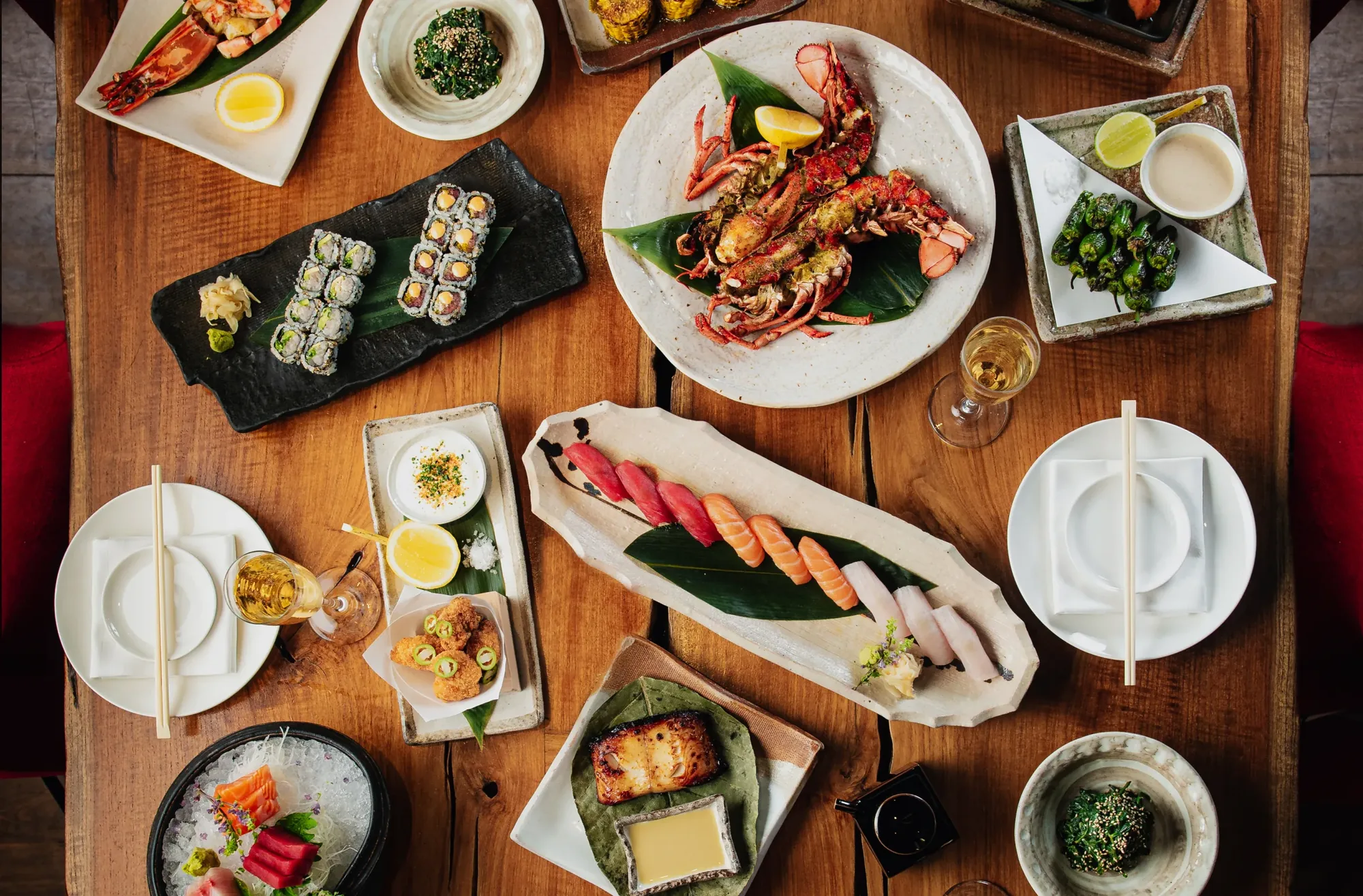 Zuma at The Cosmopolitan - food tasting board
