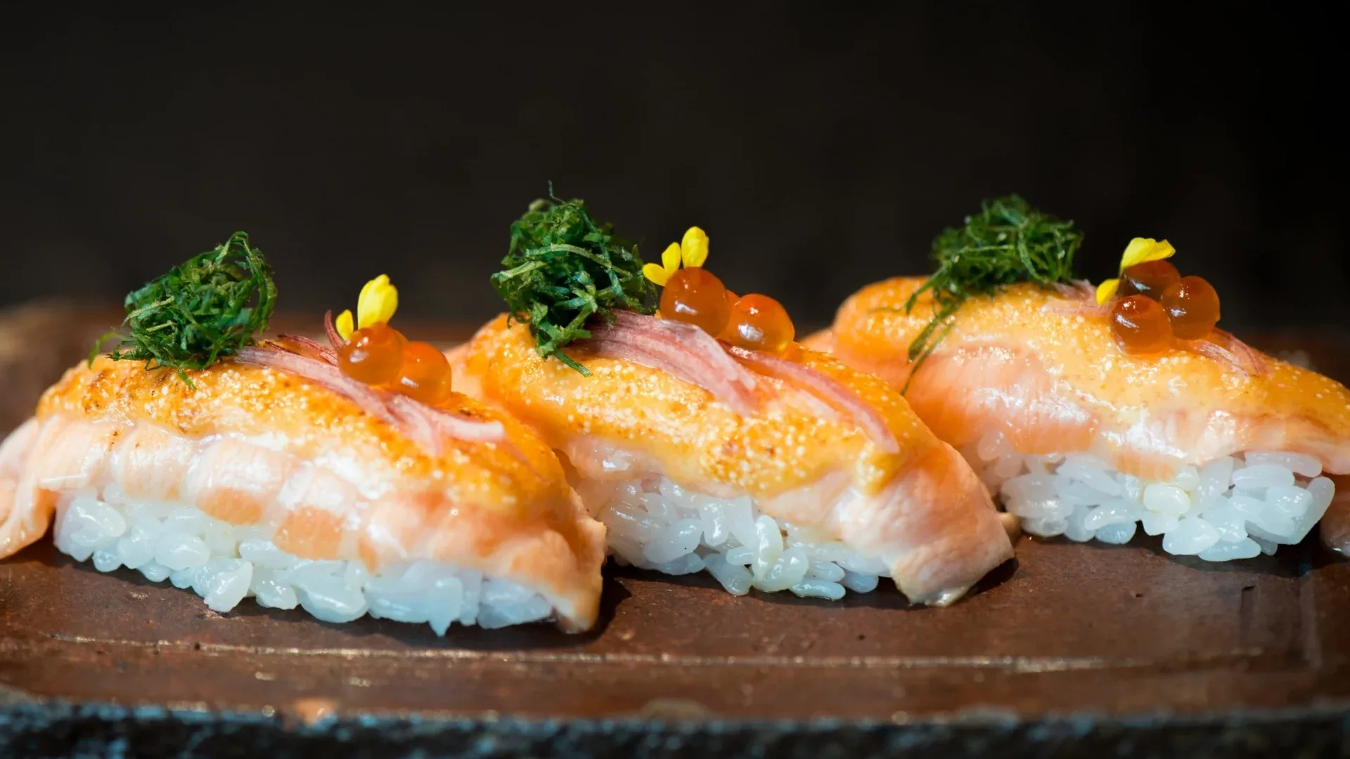 Zuma at The Cosmopolitan - salmon nigiri