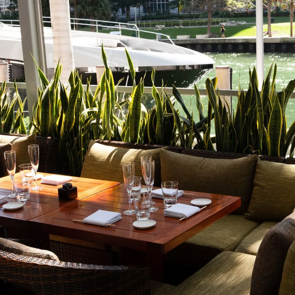 Zuma Miami - terrace river yacht