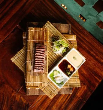Zuma New York - dish wagyu striploin