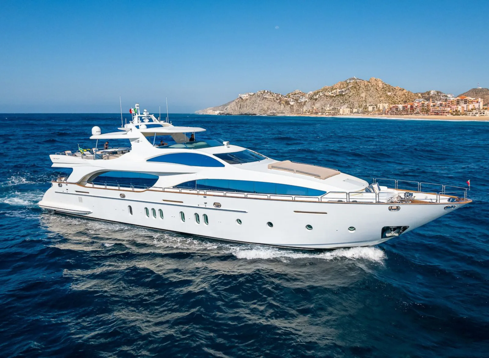 Azimut 116 yacht available for charter in Cabo San Lucas
